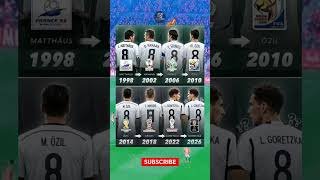legacy of number 8 on the German National Team jersey #football #germany #wordcup2026