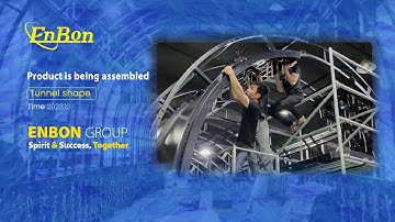 Enbon exports to the United States tunnel special-shaped screen assembly totaling 155 square meters.