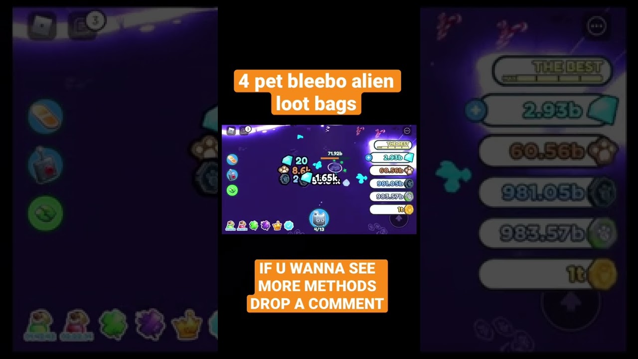 PET SIMULATOR X 4 PET LOOT BAG FARMING