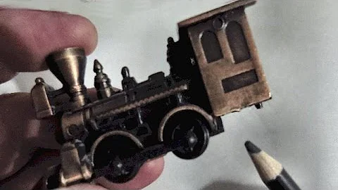 Cast Metal Train Pencil Sharpener, Vintage Collectible