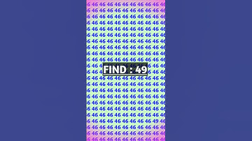 Find : 49 | eye test challenge 👀 #mindbendingquiz #eyetest #shorts #shortsvideo