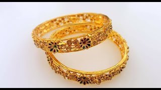 New fashion golden bangles for cute babys || latest baby bangles designs online