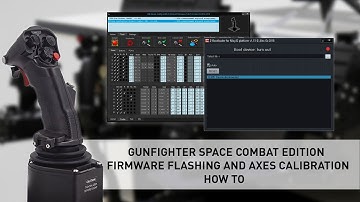 (outdated) VKB Sim Gunfighter Space Combat Edition  Firmware Flashing and Axes Calibration   How To