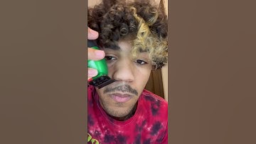 Pencil Mustache Tutorial❗️ #mustache #haircut #selfcut #shorts