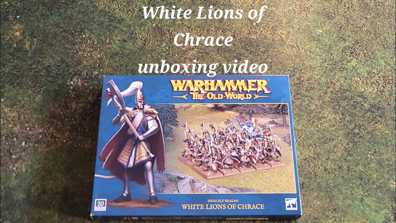 WARHAMMER WHFB HIGH Elf White Lions Of Chrace Metal X 6 (6ème édition