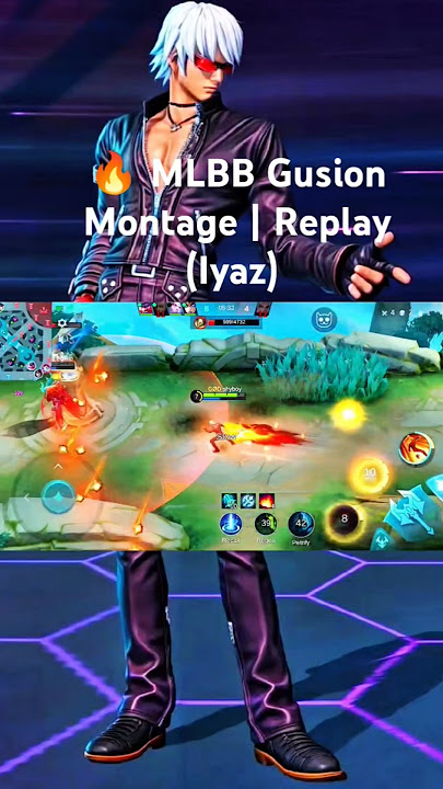🔥 MLBB Gusion Montage | Replay (Iyaz) | Epic Short Edit #mobilelegends #danceperformance #gusionfr