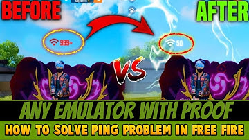 SMARTGAGA-BLUESTACKS-MEMU-NOX FREE FIRE HIGH PING FIX WITH PROOF 2021 | NO CLICKBAIT |