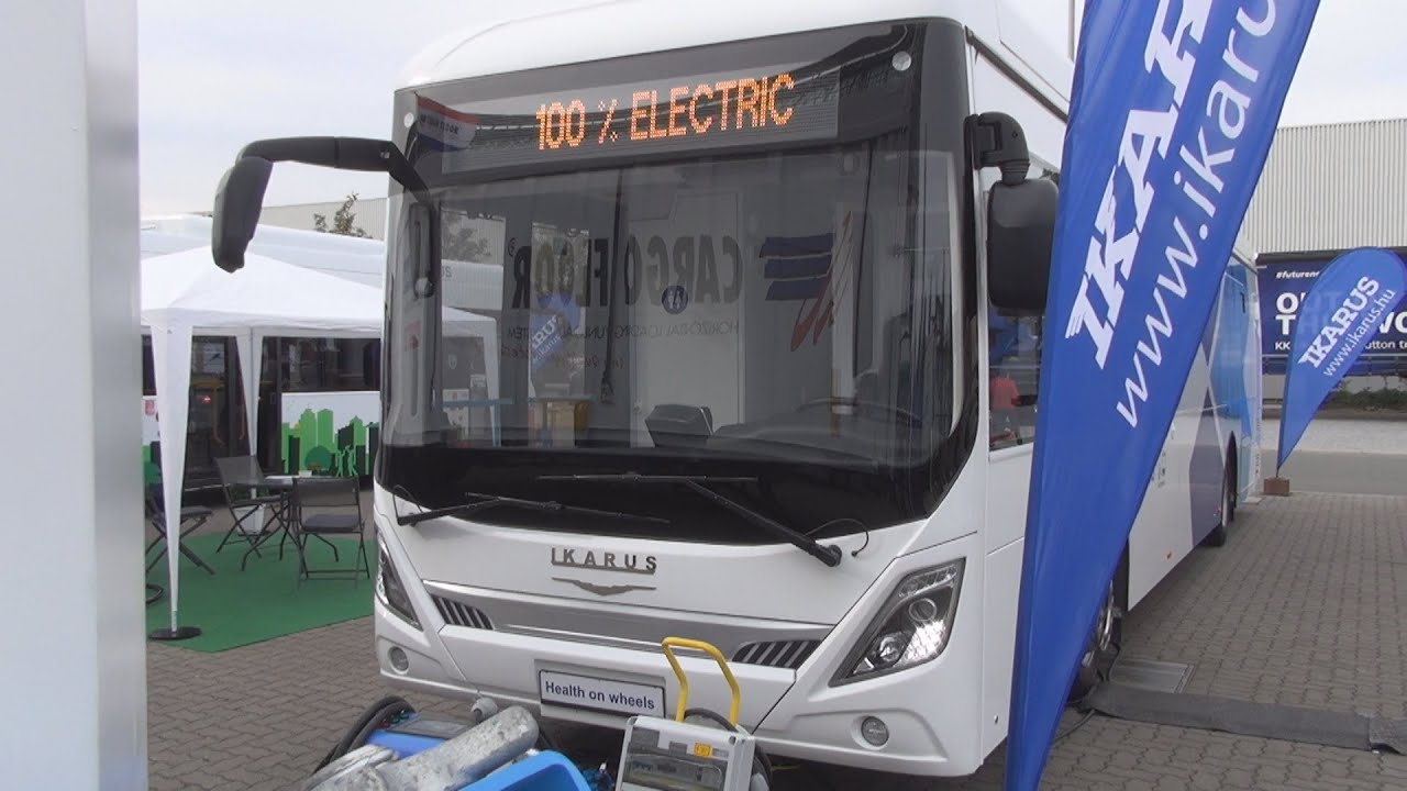 2023 Ikarus 120e Electric Bus Interior And Exterior Walkaround IAA  Transportation 2022 Hannover 