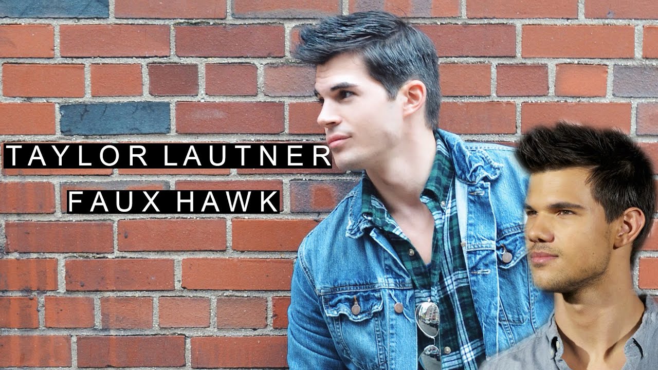 Taylor Lautner Inspired Short Faux Hawk Messy Layered Haircut