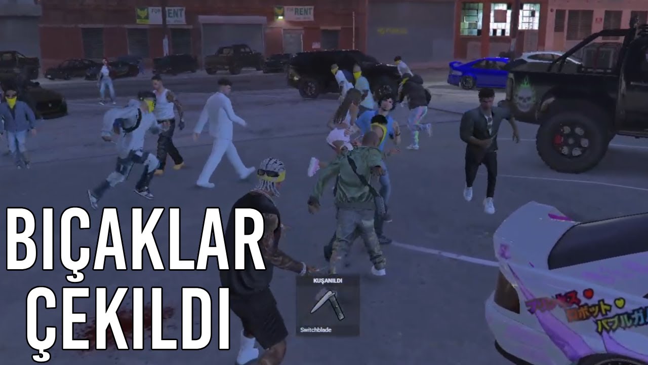 “Black List ve Hex da Favela büyük kavga, bıçaklar çekildi.” DDRP