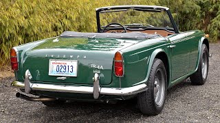 1966 Triumph TR4A - COLD start and test drive