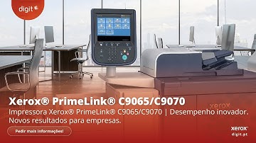 (Fiery Servers) Impressora Xerox® PrimeLink® C9065/C9070