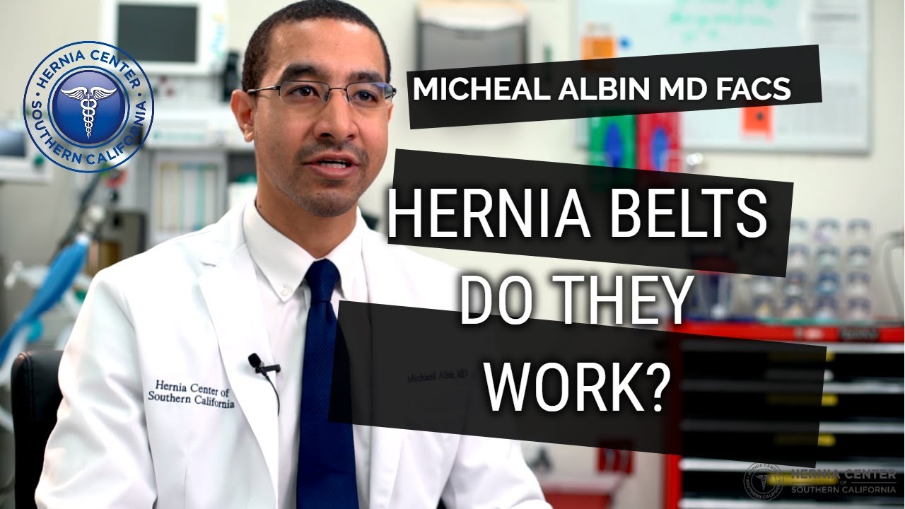 Do hernia belts work? Explained by Michael Albin, M.D. F.A.C.S. YouTube