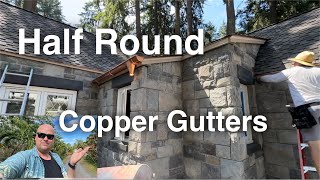 Half Round Copper Gutters Where Luxury Meets Function In Rain Management
