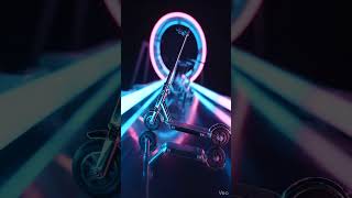 Mini Toy Scooters Moving in Neon Loop! Oddly Satisfying ASMR Glow Track Racing 🛴✨