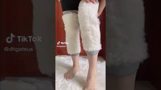 Winter warm plush knee pads magic paste knee warmer thermal home products🔥#warm #knee warm #foryou