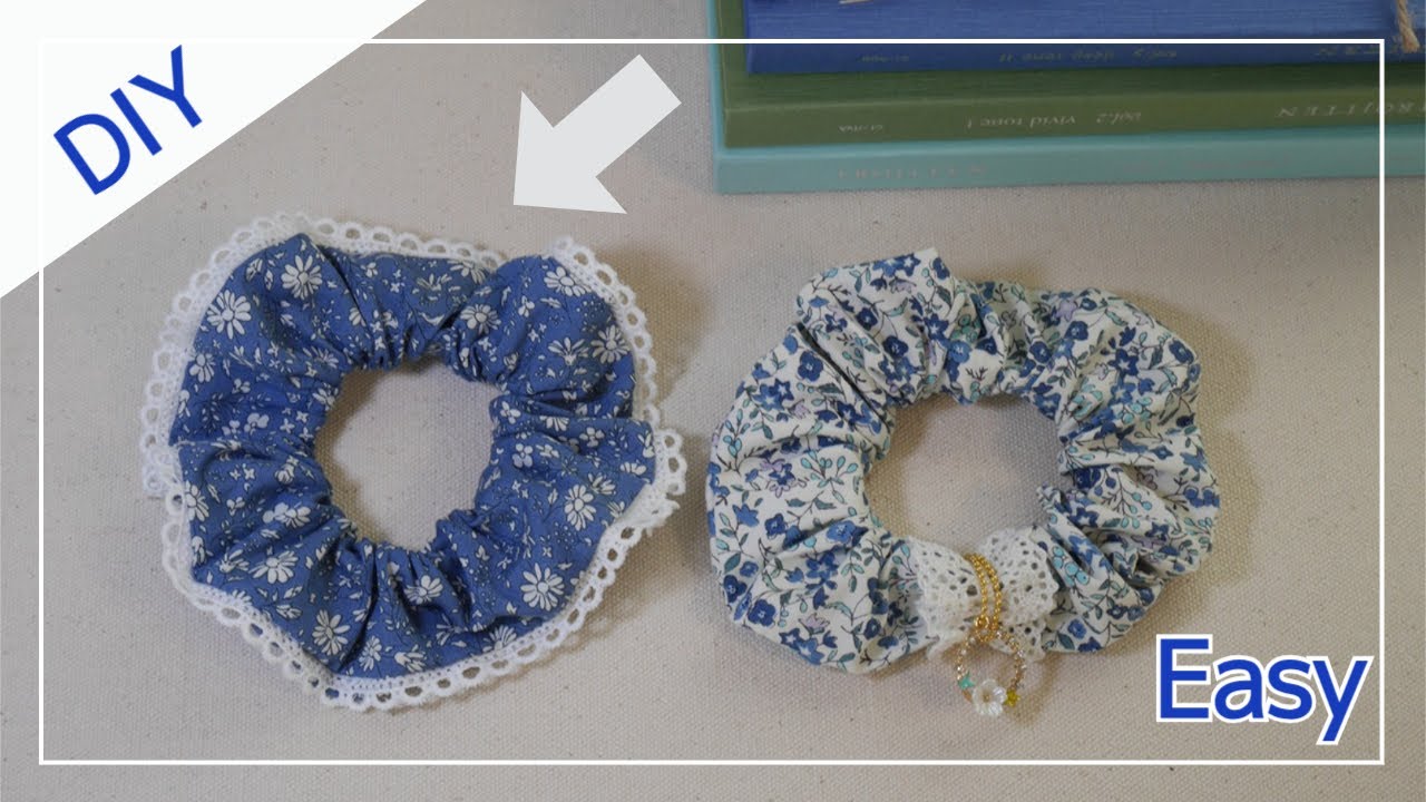 Как сделать резинку для волос из кружева/Просто/Можно сшить вручную/Сделай сам.