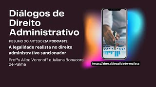 Legalidade realista no direito administrativo sancionador