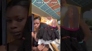 Crochet Afro Curly Hair - The Hair is on natural On Her Protective Hair Style #Elfinhair