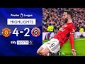 Fernandes scores stunner in comeback win 💪 | Man Utd 4-2 Sheffield Utd | Premier League Highlights image