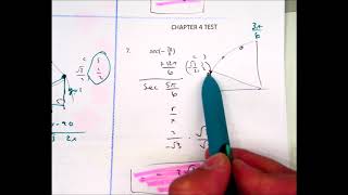 Precalculus Chapter 4A practice test 2/16/18