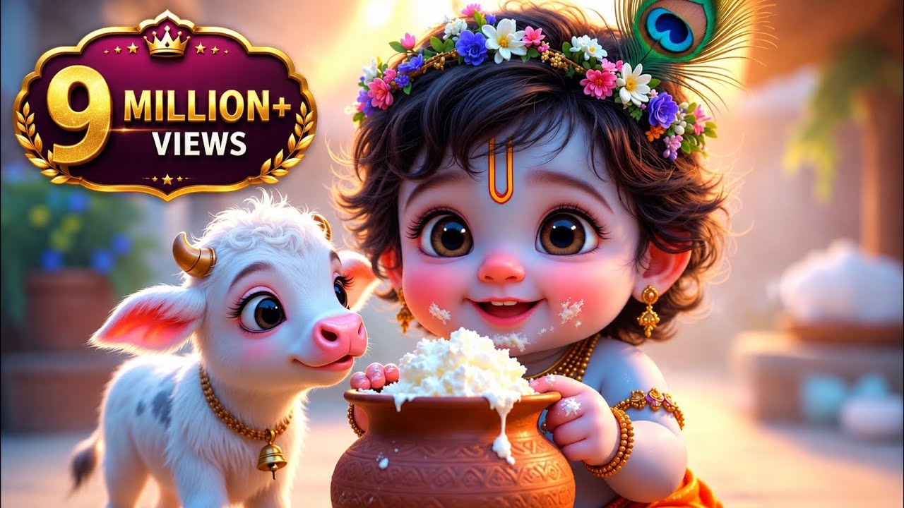 Sleduj Shri Krishna Govind Hare Murari | Peaceful Krishna Bhajan | Baby Krishna and His Animal Friends na YouTube Sleduj Shri Krishna Govind Hare Murari | Peaceful Krishna Bhajan | Baby Krishna and His Animal Friends na YouTube