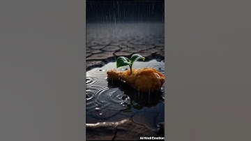 lion saved the chicken leg piece plant from drying up by giving it water🥹 #ai #tree #save #lion