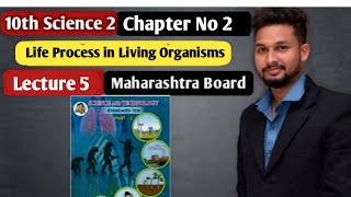 10th Science 2 | Chapter 2 | Life Process in Living Organisms | Lecture 5 | maharashtra board |