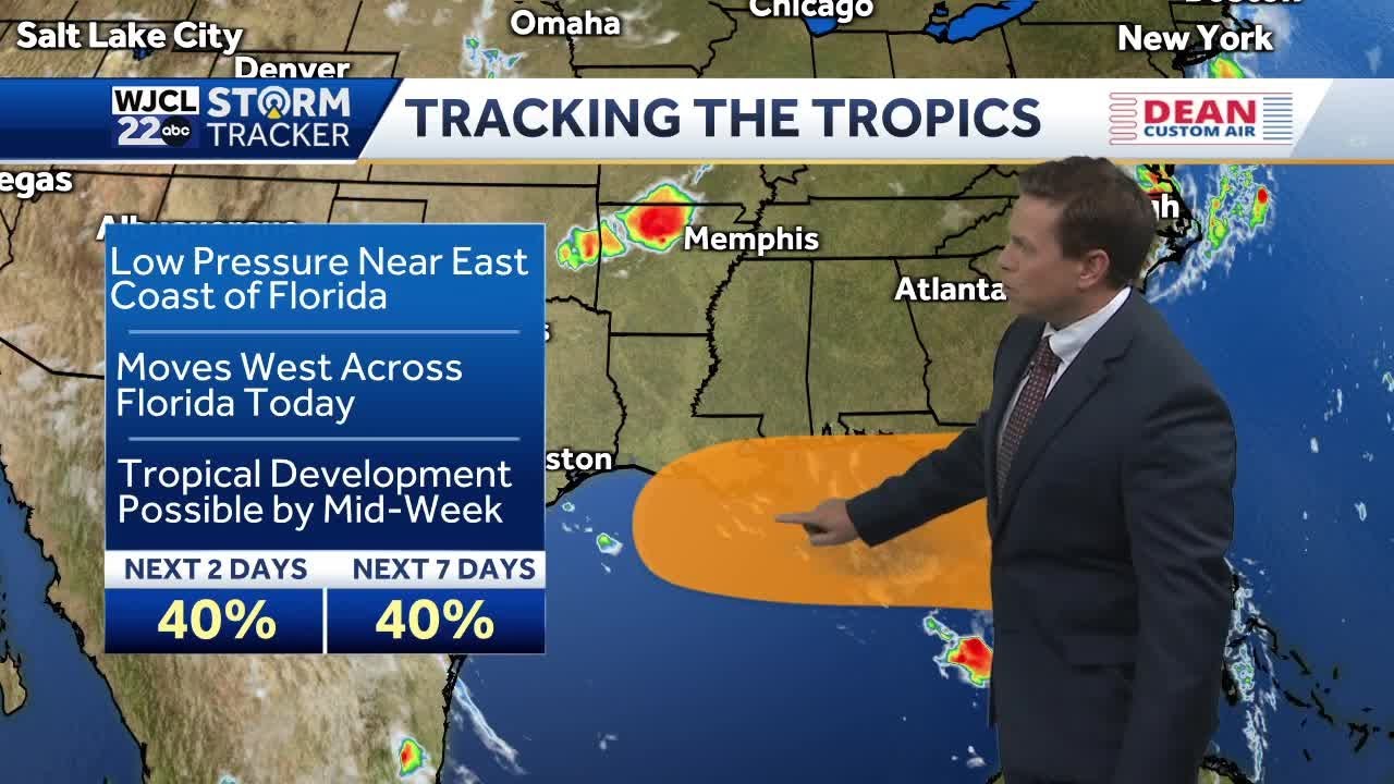 Tracking possible tropical development off the southeast coast - YouTube