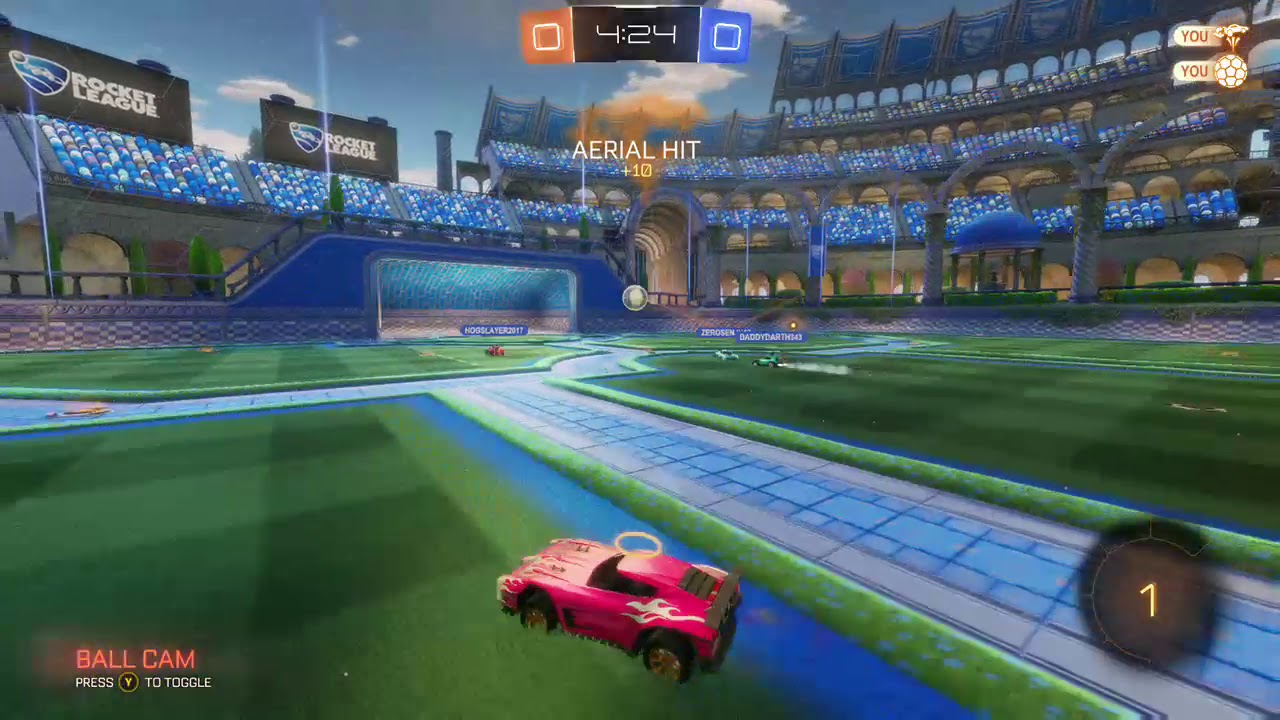 Aerial Highlight Rocket League Kids Gaming YouTube