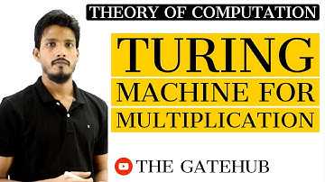 Turing Machine For Multiplication|TM for Multiply of two Number|Unary|Turing Machine| GATECSE | TOC