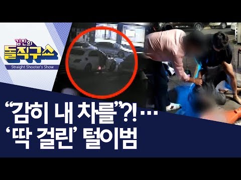 “감히 내 차를”?!…‘딱 걸린’ 털이범 | 김진의 돌직구쇼