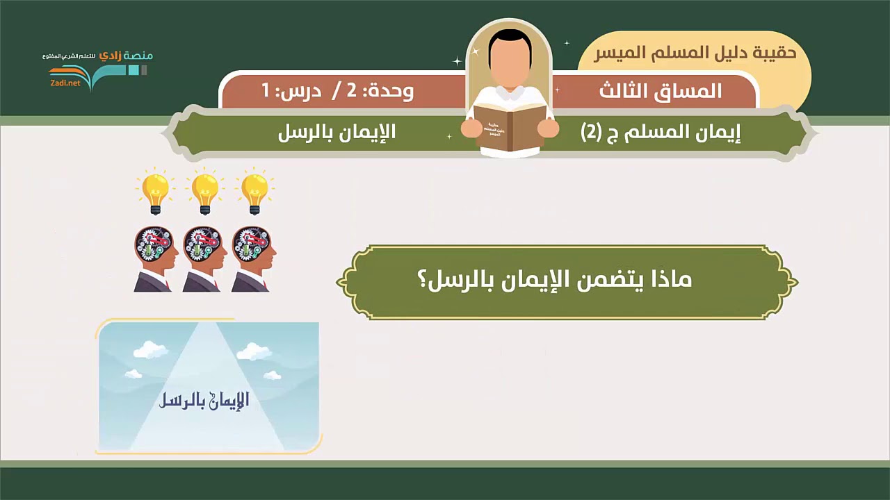 معنى الإيمان بالرسل ومايتضمنه Youtube