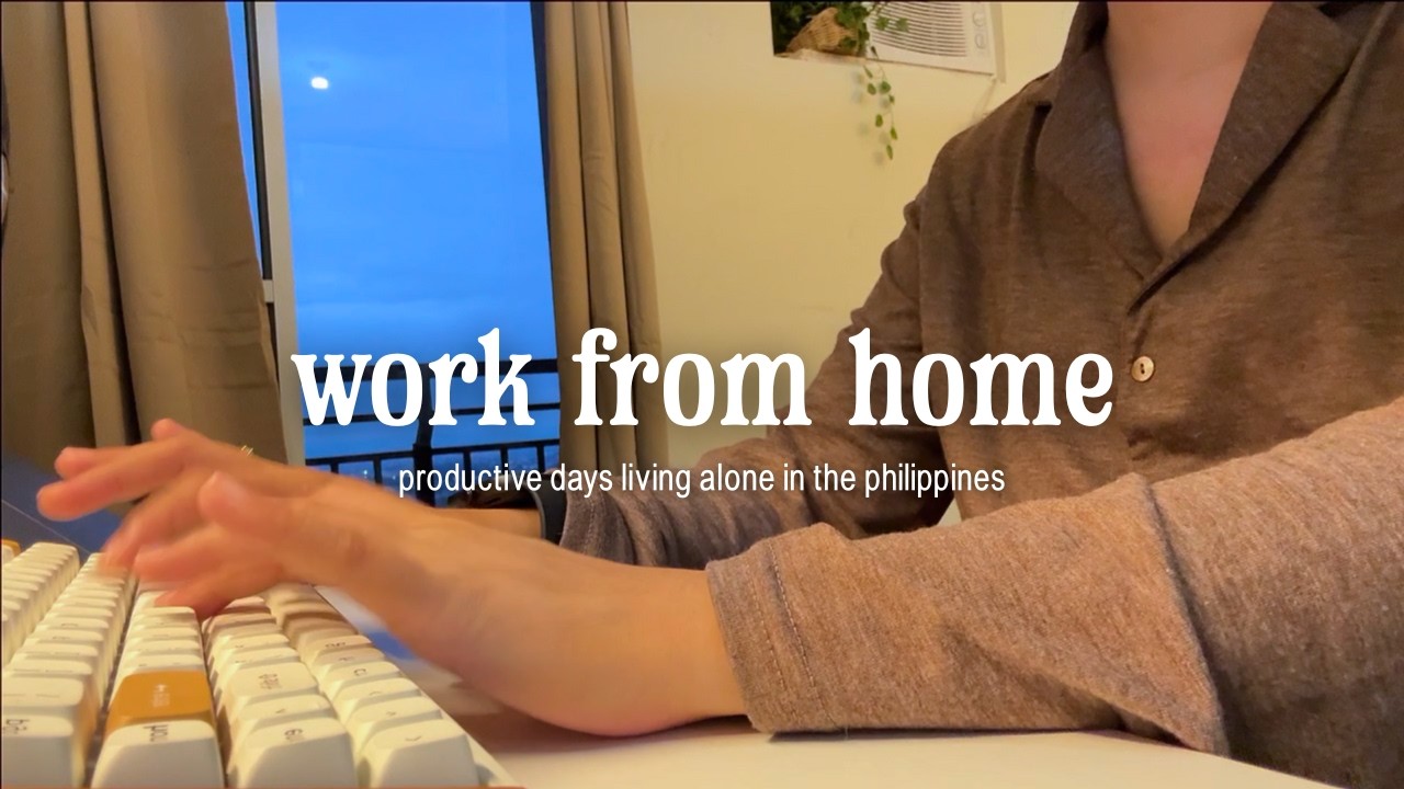 working from home in the philippines | cooking for one | productive days living alone