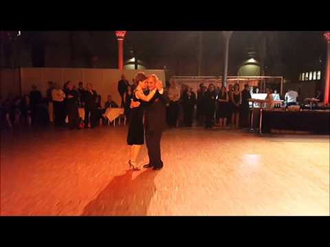 Blas CATRENAU & Luciana GUIDO, milonga dans le FESTIVAL TANGO VALENTIN, PARIS, FRANCE, 2016