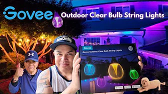 Govee Outdoor Clear Bulb String Lights: The Glow Up is Real
