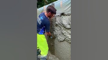 Perfect Wall Leveling Process | Concrete Rendering Tool