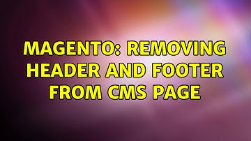 Magento: Removing Header and Footer from CMS page (3 Solutions!!)