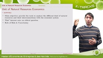 Unit of Natural Resources Economics  - General course conclusions