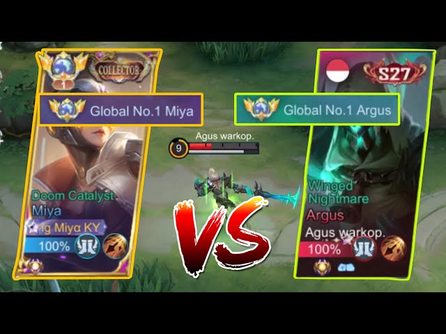 LAGI PUS MMR MALAH KETEMU TOP 1 GLOBAL ARGUS‼️GG PARAH CUY - MOBILE LEGENDS class=