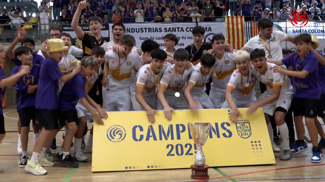 Resum Final Copa Catalunya Cadet FS 2025: AE Les Corts UBAE 2 - 9 Industrias Santa Coloma