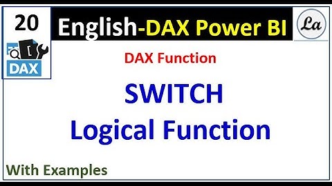 What is SWITCH Dax Function in Power BI