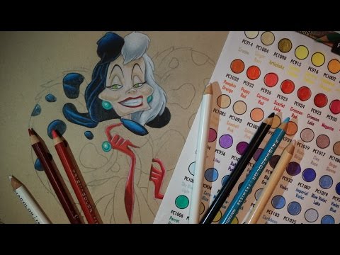 prismacolor pencil tutorial part 2 - YouTube