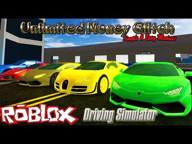 Easy Unlimited Free Money Glitch Roblox Driving Simulator Youtube - money glitch in ultimate driving roblox