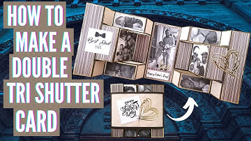 Double Tri Shutter Card | Perfect for pictures!