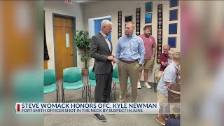 Congressman Steve Womack honors Officer Kyle Newman