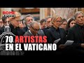 Un encuentro de CINE con León XIV: Monica Belluci, Cate Blanchett, Viggo Mortensen