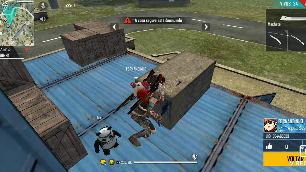 Jogando free fire (duo rank)com meu amigo!!! - YouTube