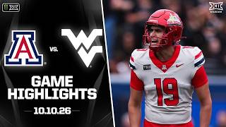 Arizona vs. West Virginia Highlights | 2026 Monster Energy Big 12 Football