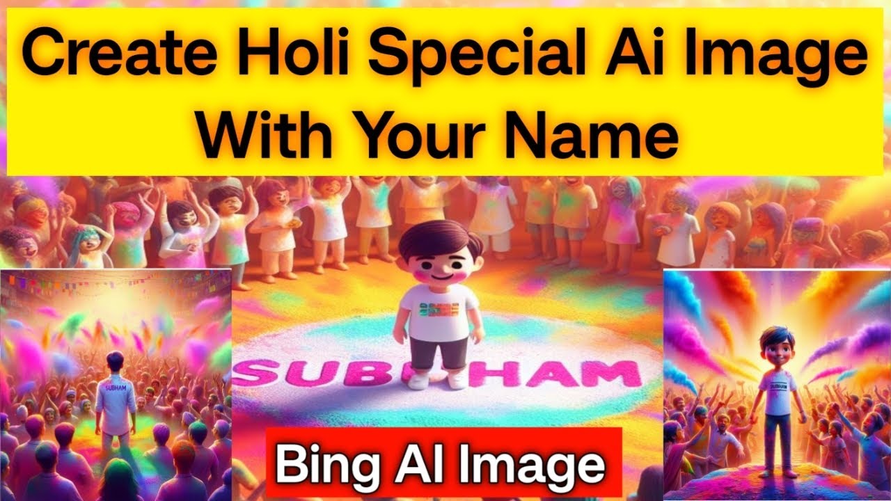 Holi Special Ai Image generator | Holi 3d ai photo editing | Create Amazing 3d AI Image Free |